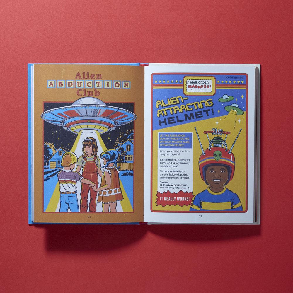 Alien Abduction Club title and cover - the layout and font mimic The Babysitters Club series covers. From My Little Occult Book Club.